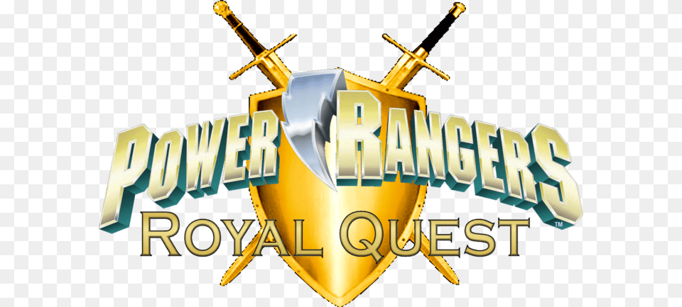 Power Rangers Royal Quest Logo Power Ranger Ninja Steel Logo, Armor, Sword, Weapon, Shield Free Png Download