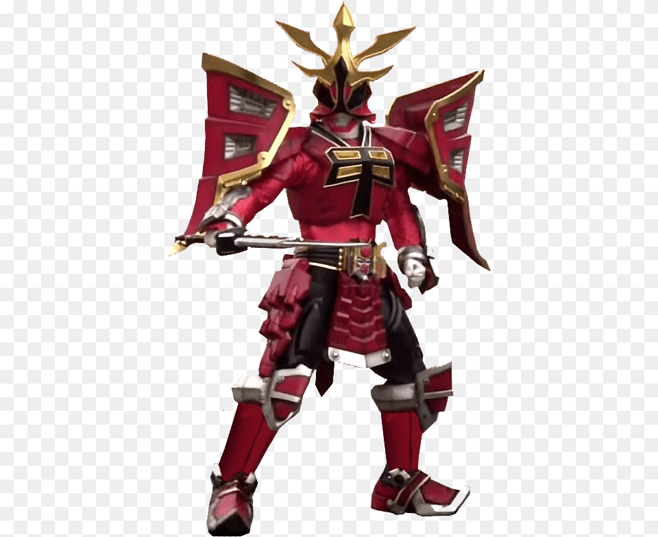 Power Rangers Samurai Red Ranger Shogun Mode, Person, Armor Free Transparent Png
