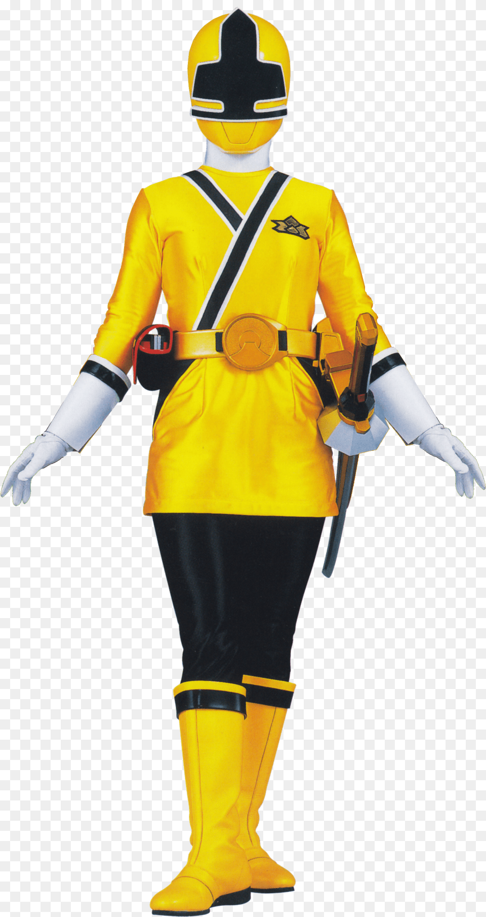Power Rangers Samurai Yellow Ranger, Clothing, Costume, Person, Adult Free Png Download