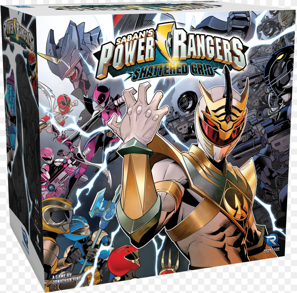 Power Rangers Shattered Grid 3d Rgb, Book, Comics, Publication, Person Free Transparent Png