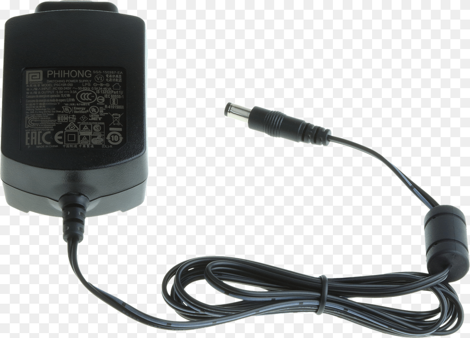 Power Supply 5v For Datalogic Barcode Scanners Wire, Adapter, Electronics, Plug, Smoke Pipe Png Image
