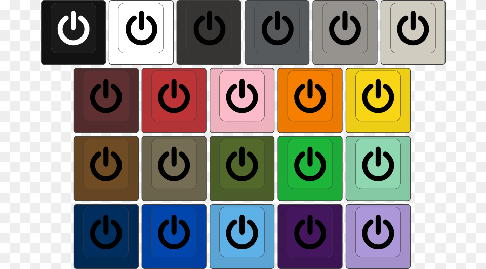 Power Symbol Cherry Mx Keycap Debian Keycap, Scoreboard, Text, Number, Electronics Png Image