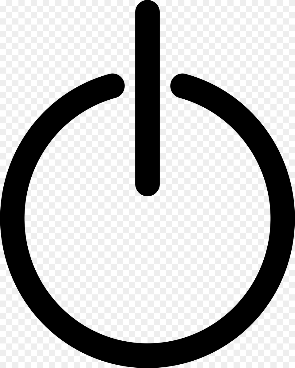 Power Symbol Clip Art Hd Power Symbol Clip Art, Gray Free Transparent Png
