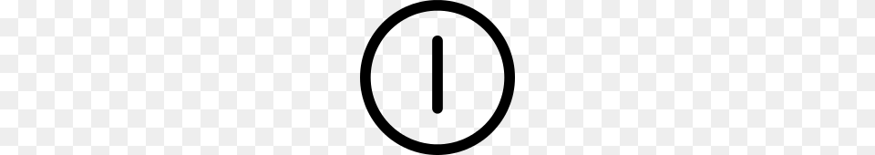 Power Symbol Icon, Gray Free Transparent Png