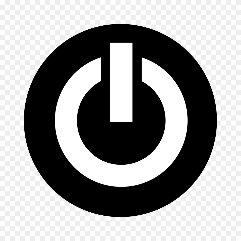 Power Symbol Knob Sticker, Text, Astronomy, Moon, Nature Free Png