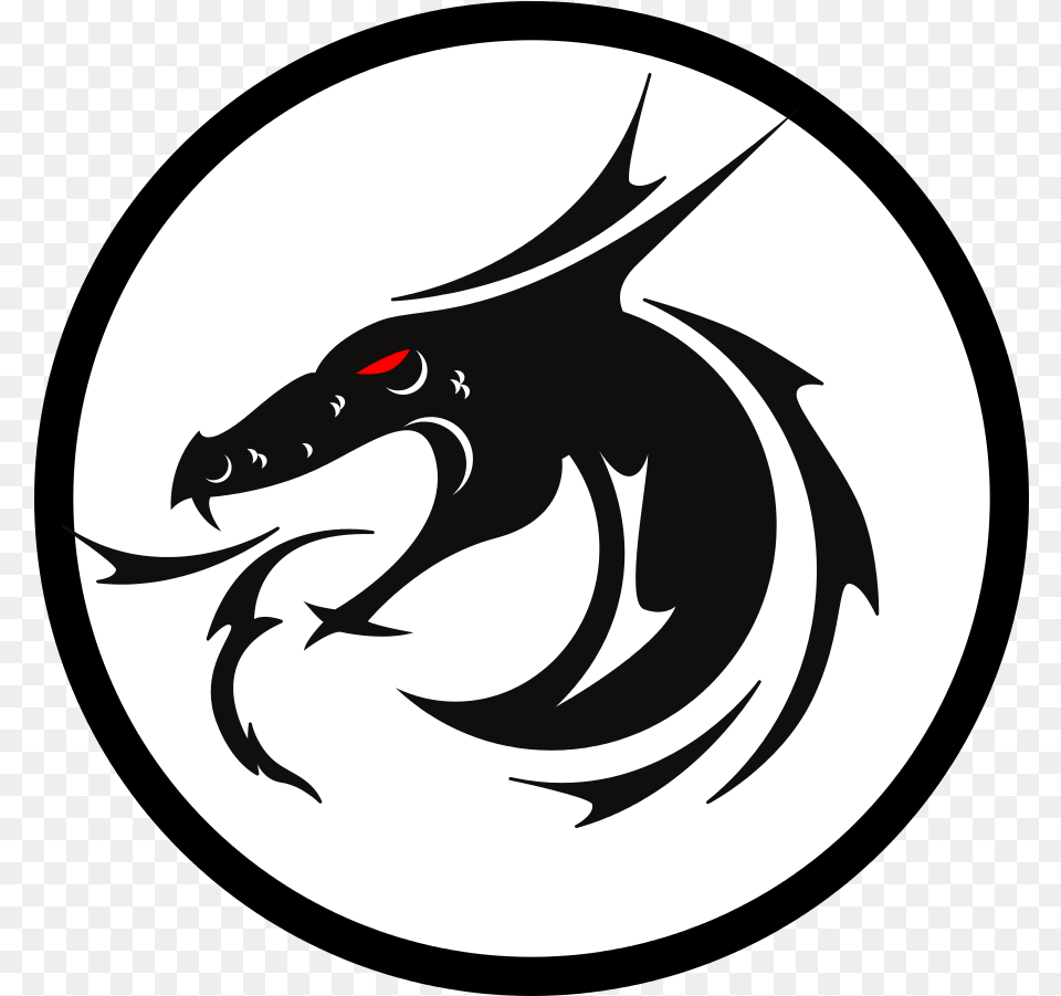 Power Symbols U2013 Sith Academy Dragon Black And White Logo, Animal, Fish, Sea Life, Shark Free Png