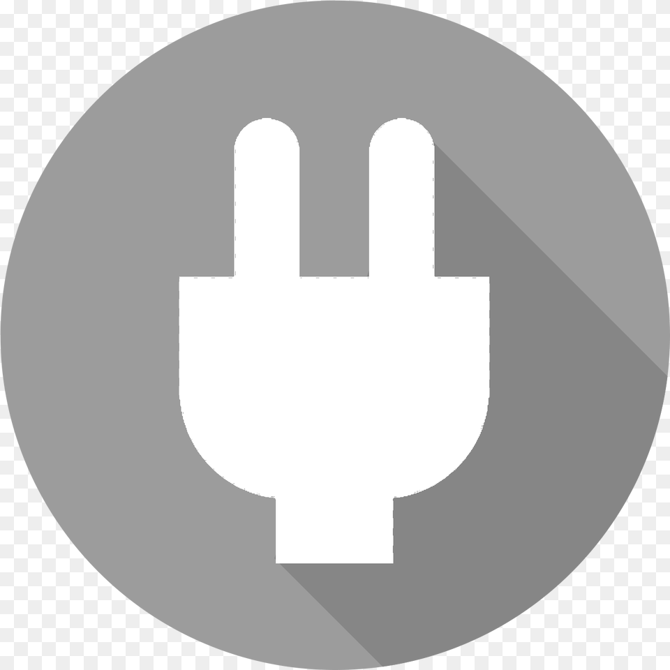 Power Systems Snapchat Logo Grey Circle Full Size Placa De Transito Proibido Estacionar, Adapter, Electronics, Plug, Disk Png