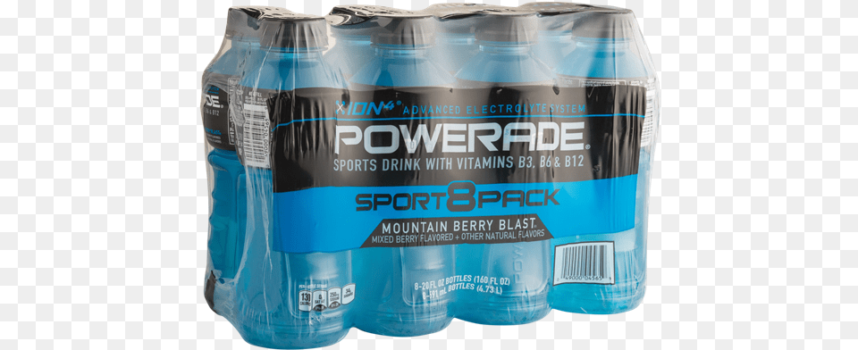 Powerade Ion4 Mountain Berry Blast 8 Pack Powerade Ion, Bottle, Water Bottle, Food, Ketchup Free Transparent Png