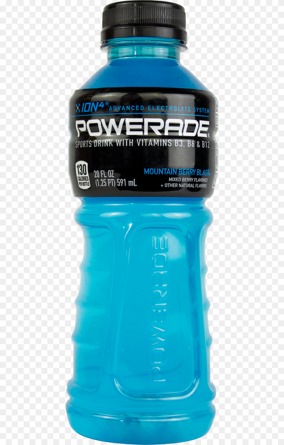 Powerade Mountain Blast Plastic, Bottle, Water Bottle, Shaker Free Png