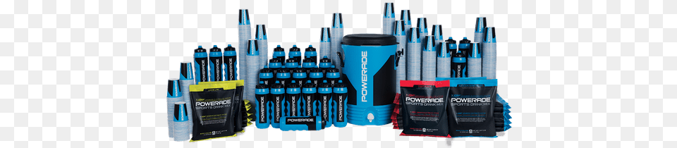 Powerade Team Hydration Kit Powerade Kit, Bottle, Shaker Free Png