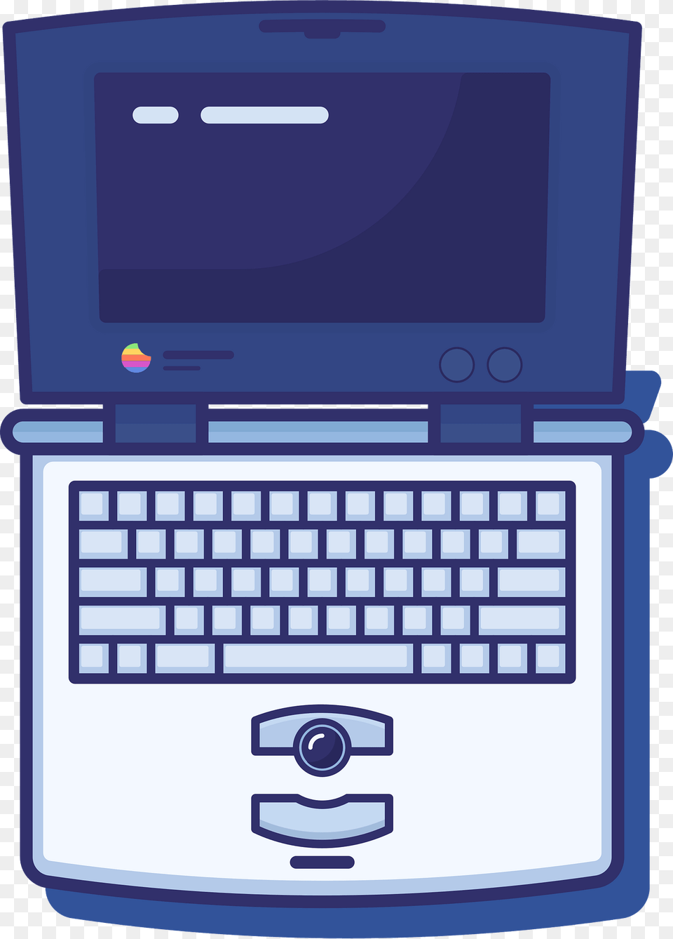 Powerbook 100 Clipart, Computer, Computer Hardware, Computer Keyboard, Electronics Png