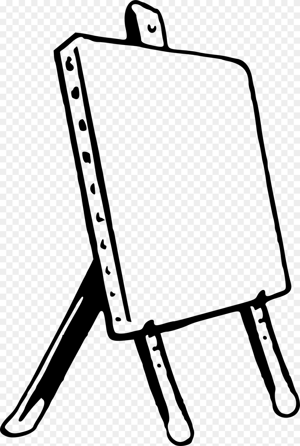 Powerful Easel Coloring, Gray Png Image