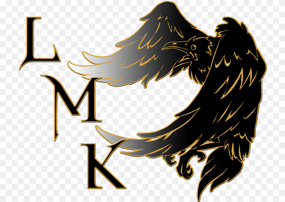 Powerful Edgy Rock From The Raven Child Lmk Logo, Electronics, Hardware, Animal, Bird Png Image