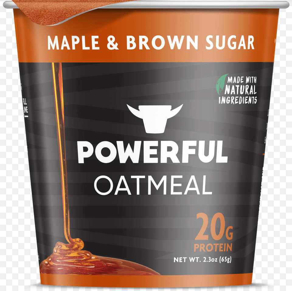 Powerful Oatmeal Maple Brown Sugar, Cup, Food, Bottle, Shaker Png Image