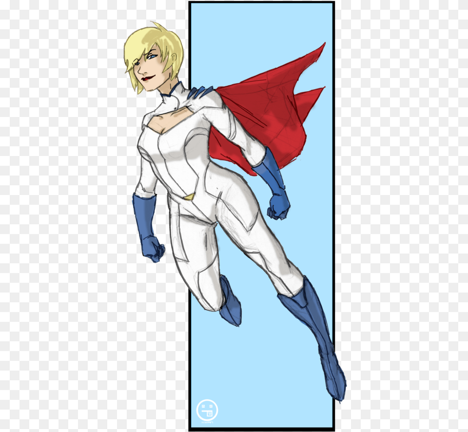 Powergirl New 52 Concept By Andrewkwan Power Girl Concept, Book, Comics, Publication, Adult Free Transparent Png
