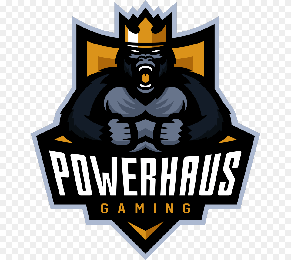 Powerhaus Gaming Logo, Animal, Ape, Mammal, Wildlife Free Transparent Png