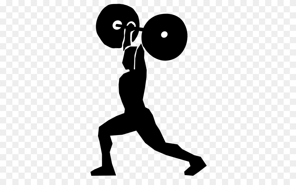 Powerlifting, Stencil, Silhouette, Baby, Person Free Transparent Png