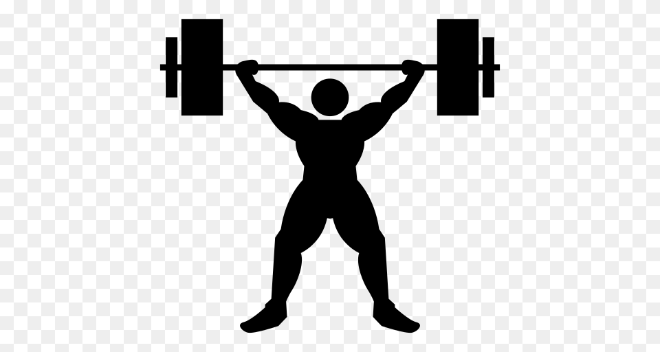 Powerlifting, Gray Free Png