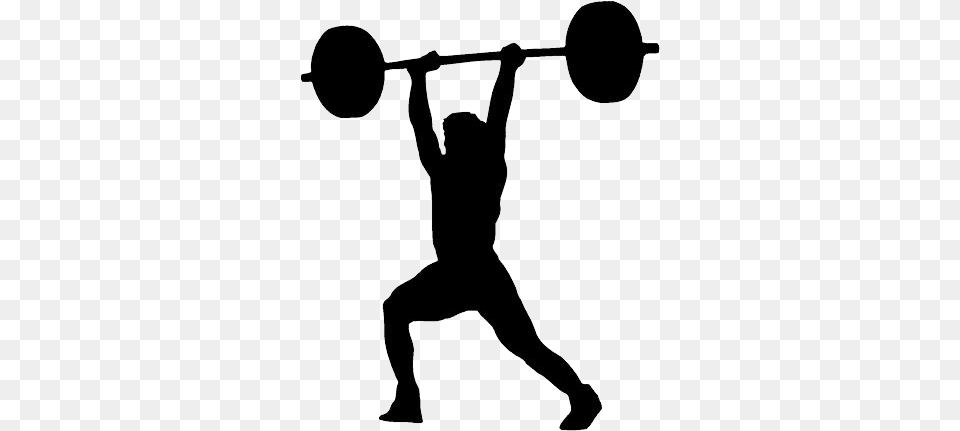 Powerlifting, Silhouette, Adult, Male, Man Free Transparent Png