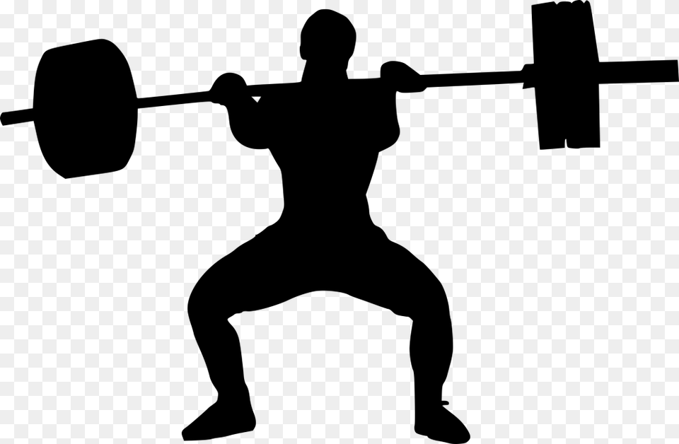 Powerlifting, Gray Png
