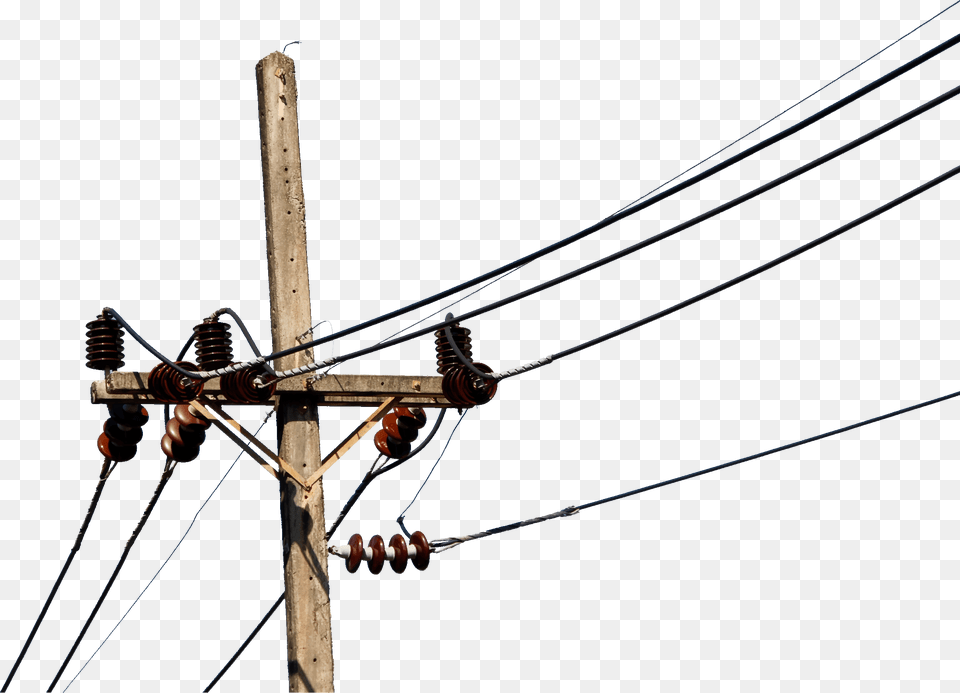Powerlines Icons, Utility Pole, Cable, Power Lines, Electric Transmission Tower Free Transparent Png