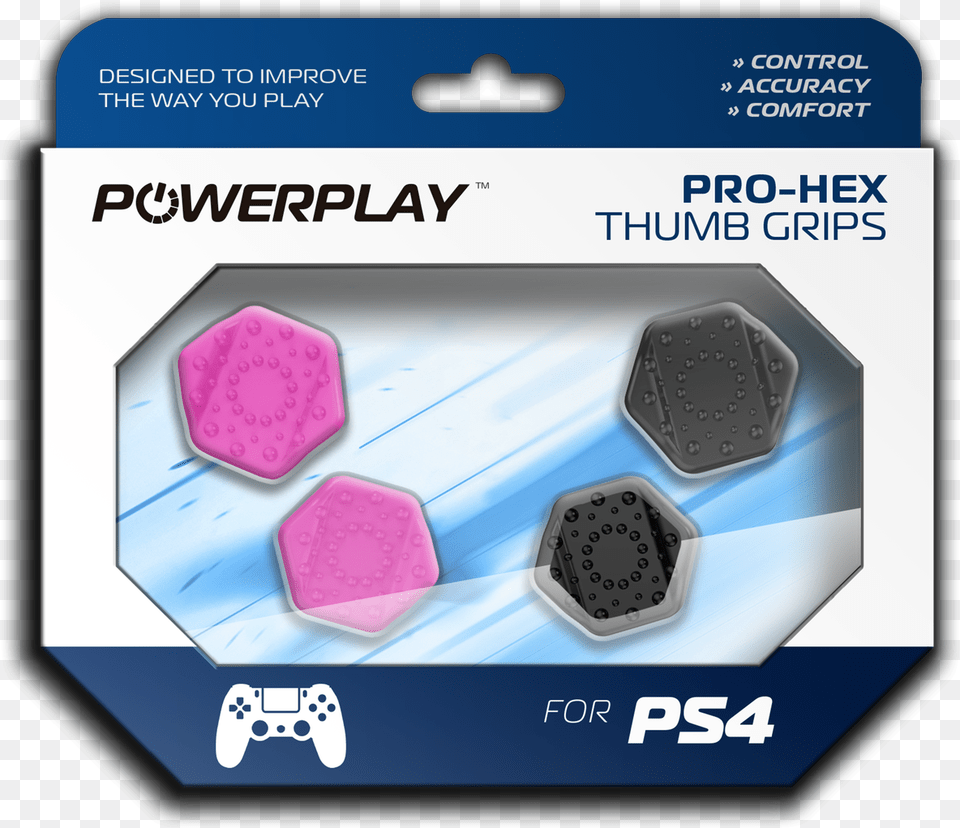 Powerplay Ps4 Pro Hex Thumb Grips For Ps4 Image Plastic, Ice Free Png Download