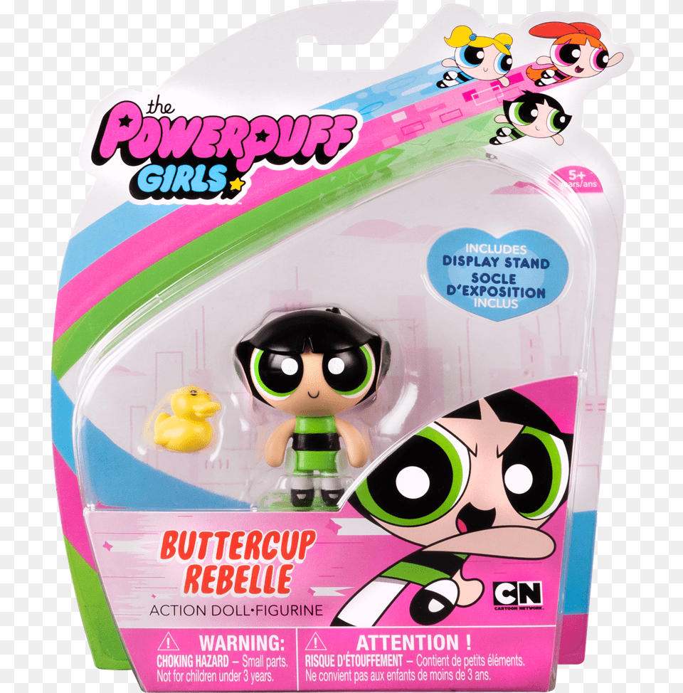 Powerpuff Girls Action Doll Buttercup Power Puff Powerpuff Girl Toys, Toy, Face, Head, Person Free Transparent Png