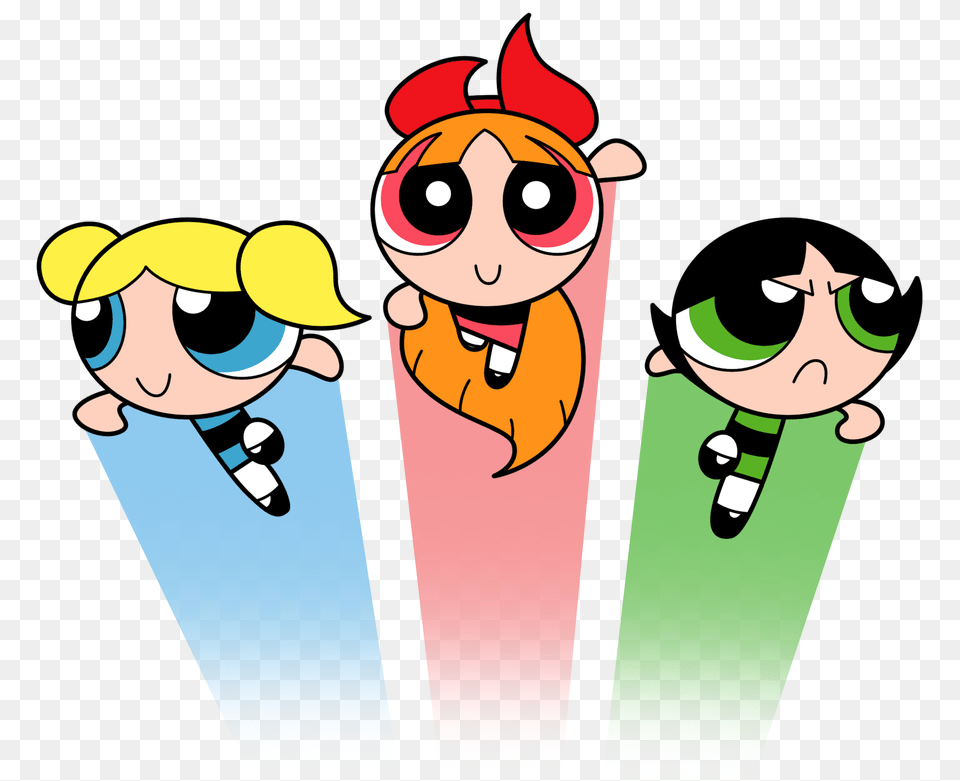 Powerpuff Girls Blossom Bubbles Buttercup Powerpuff Girls, Person, Face, Head Free Png Download