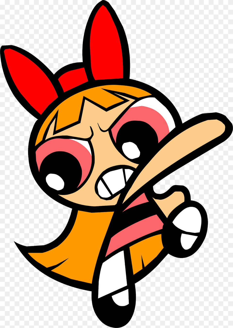 Powerpuff Girls Blossom Cartoon Powerpuff Girls Blossom Fighting, Rocket, Weapon Free Png