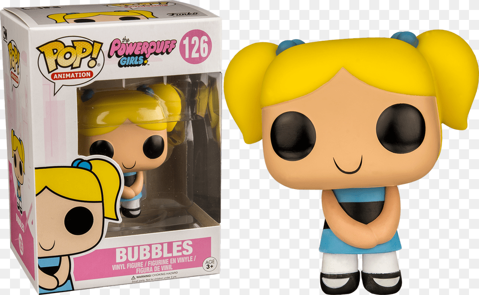 Powerpuff Girls Bubbles Pop, Toy, Figurine, Plush, Head Png