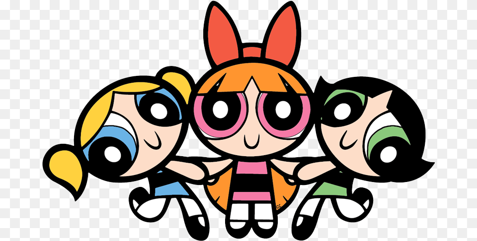 Powerpuff Girls Clipart, Art, Face, Head, Person Png Image