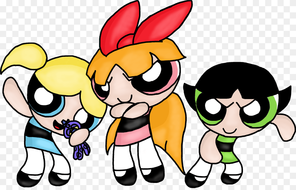 Powerpuff Girls Clipart Power Up Drawings Of The Powerpuff Girls, Cartoon, Baby, Person, Face Png