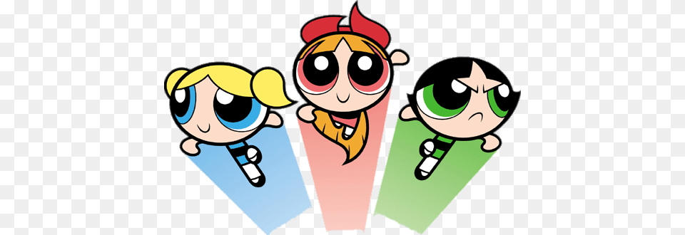 Powerpuff Girls Flying Away, Cream, Dessert, Food, Ice Cream Png