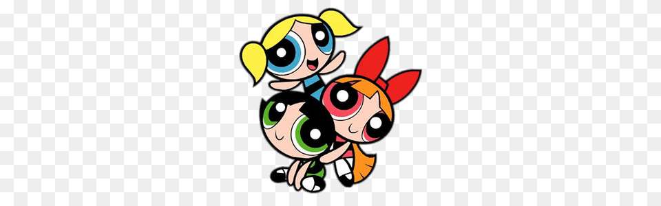 Powerpuff Girls Holding Each Other, Art, Graphics, Dynamite, Weapon Free Transparent Png