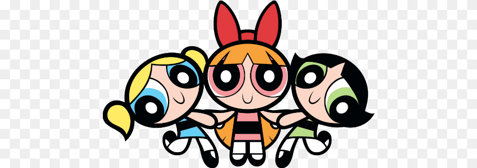 Powerpuff Girls Holding Hands Powerpuff Girls, Art, Baby, Person, Face Png