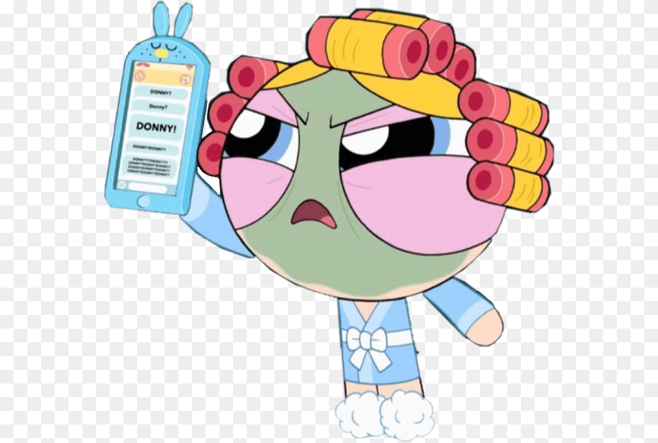 Powerpuffgirls Bubbles Aesthetic Mood Cute Bubblestickers Bubbles Powerpuff Girls Mood, Bus Stop, Outdoors, Baby, Person Png