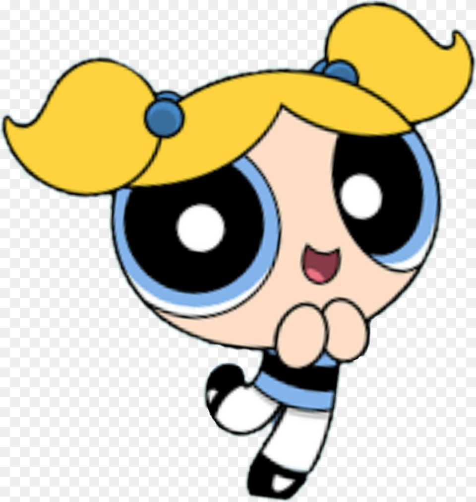 Powerpuffgirls Bubbles Blue Blue Powerpuff Girl Transparent, Toy, Cartoon Png Image