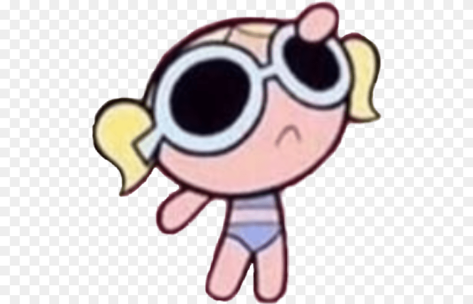 Powerpuffgirls Bubbles Blue Blueaesthetic Sunglasses The Powerpuff Girls, Baby, Person Free Png Download