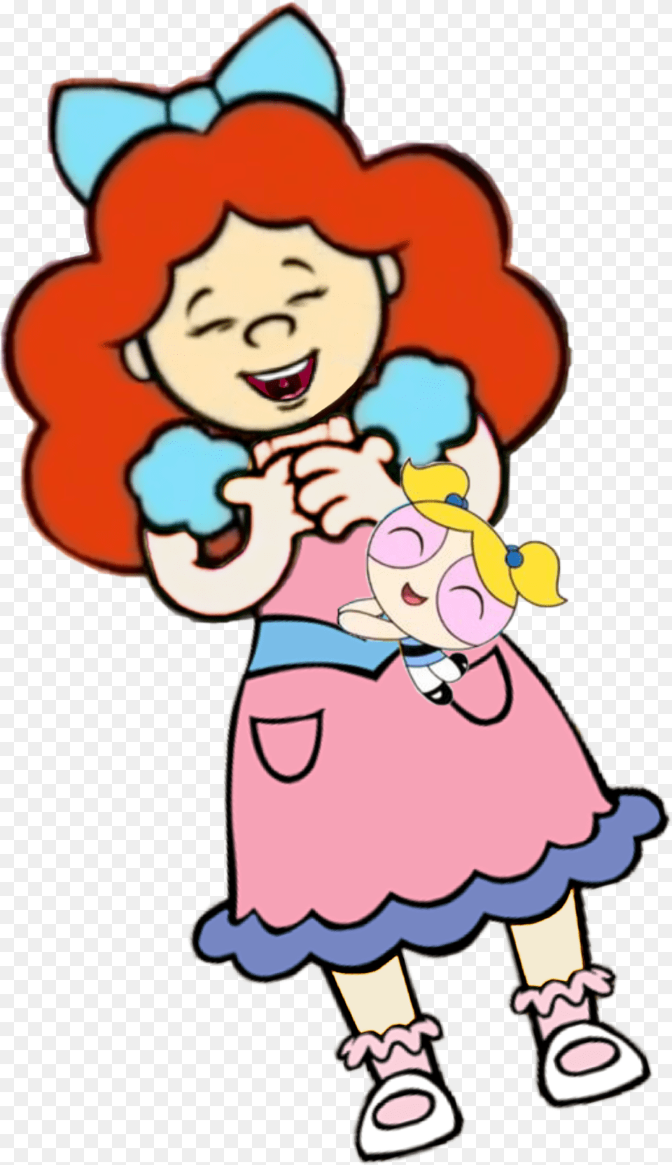 Powerpuffgirls Bubbles Is Tickling Eileen Eileen, Baby, Face, Head, Person Free Transparent Png