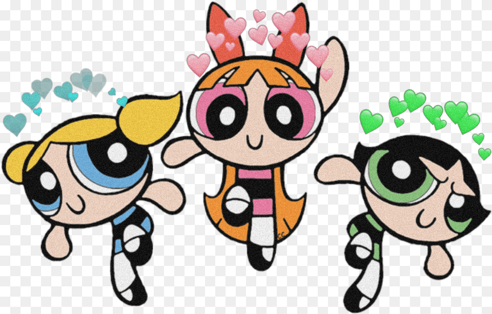 Powerpuffgirls Cute Tumblr Heartcrown Aesthetic Signs As Powerpuff Girls, Baby, Person, Face, Head Png