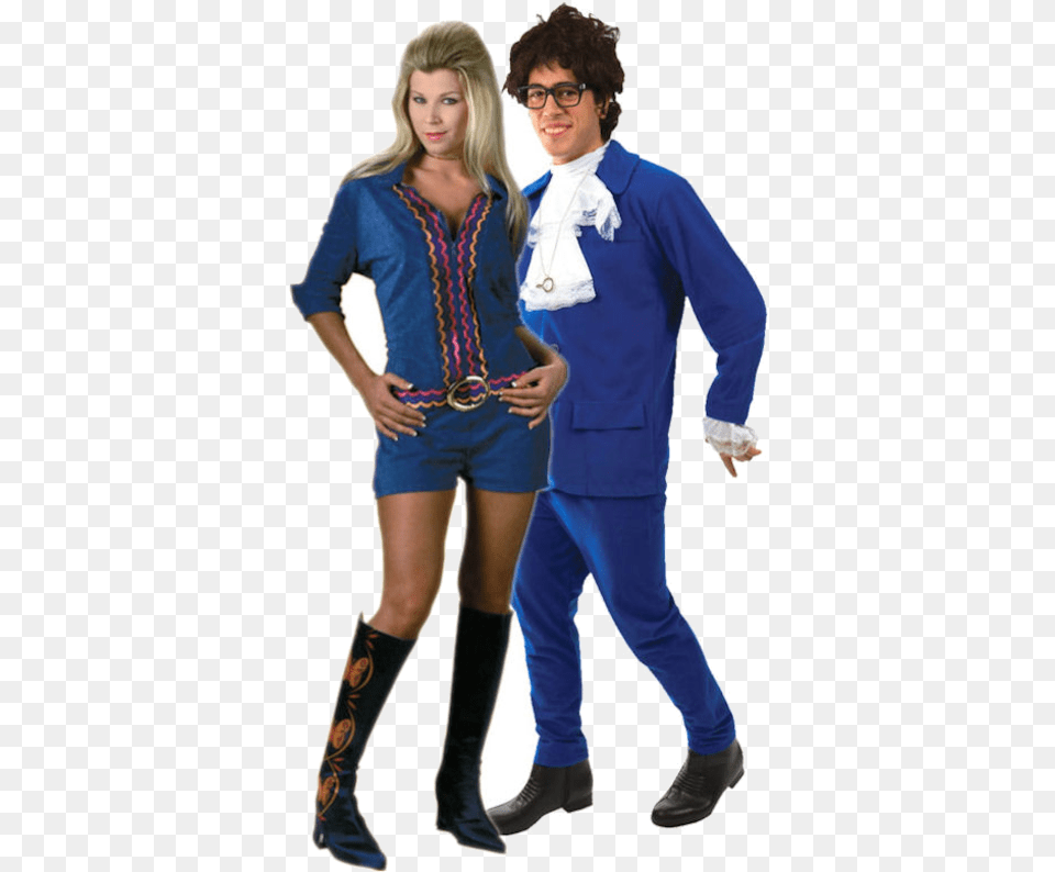 Powers Felicity Combination Jokers Sc 1 St Gare De Felicity Shagwell Costume, Long Sleeve, Person, Formal Wear, Sleeve Png