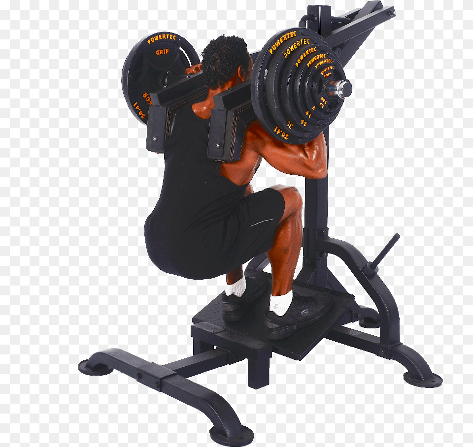 Powertec Levergym Squatcalf Gym, Adult, Male, Man, Person Png