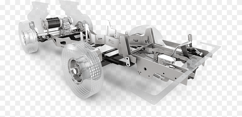 Powertrain Direct Drive Chassis, Machine, Spoke, Wheel, Axle Png Image