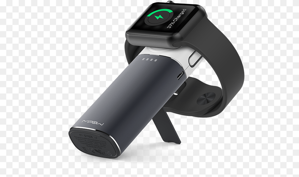 Powertube Iwatch Apple Watch Portable Charger, Wristwatch, Appliance, Blow Dryer, Device Free Png