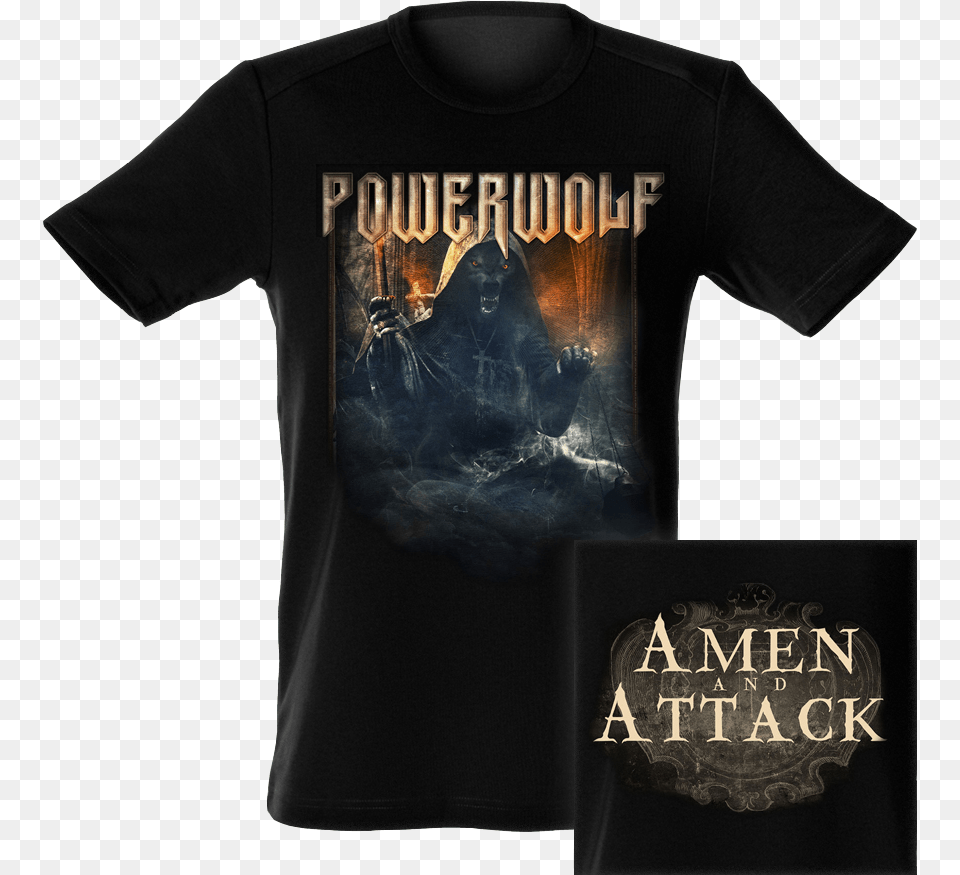 Powerwolf Powerwolf Return In Bloodred, Clothing, T-shirt, Shirt, Book Free Png Download