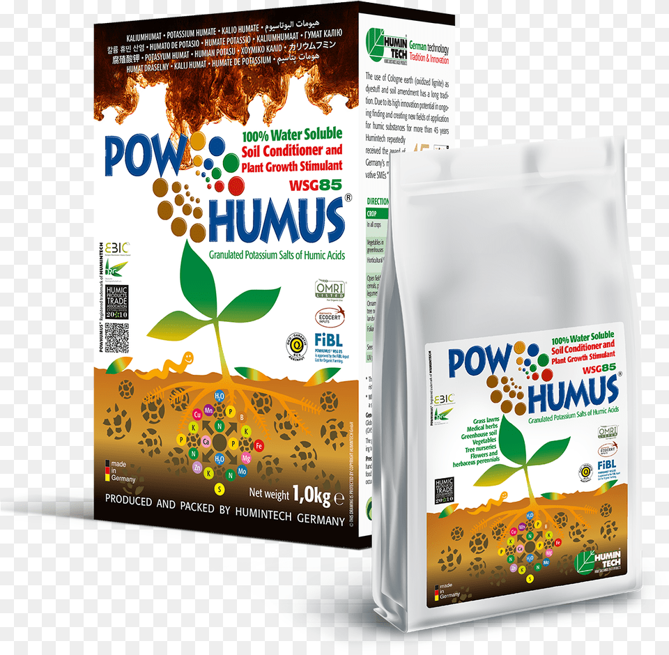 Powhumus Wsg 85 100 Water Soluble Organic Soil Conditioner, Advertisement, Poster, Herbal, Herbs Png