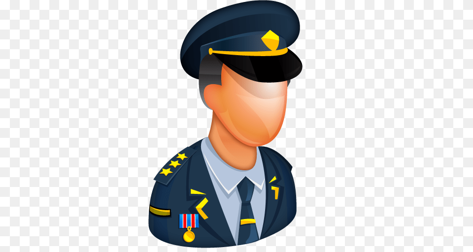 Powtoon, Captain, Officer, Person, Adult Png