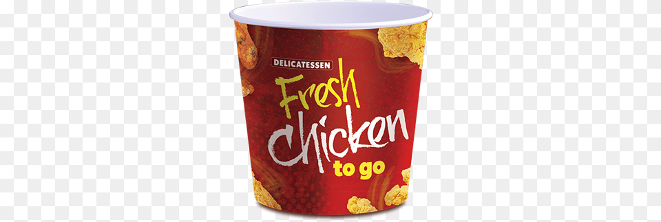 Pp Fresh Chicken To Go Bucket Coffee Cup, Food, Snack, Ketchup Free Transparent Png