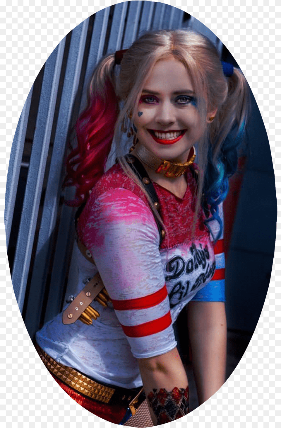 Ppbm Sh Harley Quinn Girl, Adult, Smile, Portrait, Photography Free Transparent Png