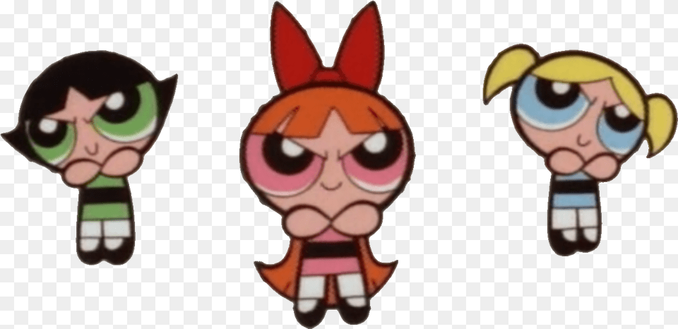 Ppgs From Power Lunch Powerpuff Power Lunch, Cartoon, Face, Head, Person Png